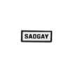 sadgay enamel pin (front)