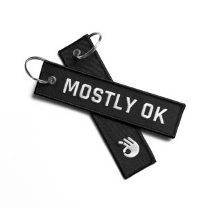 Mostly Okay Keyring