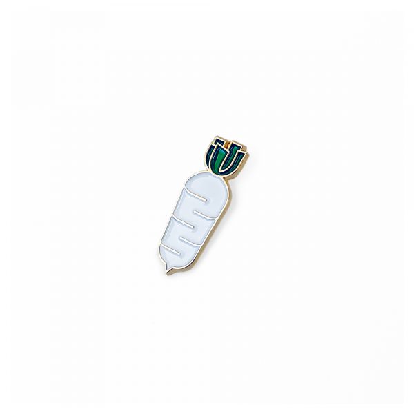 White Radish – Enamel Pin