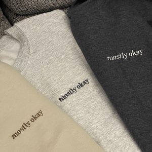 mostly okay embroidered sweaters