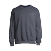 Mostly okay embroidered sweater in charcoal grey